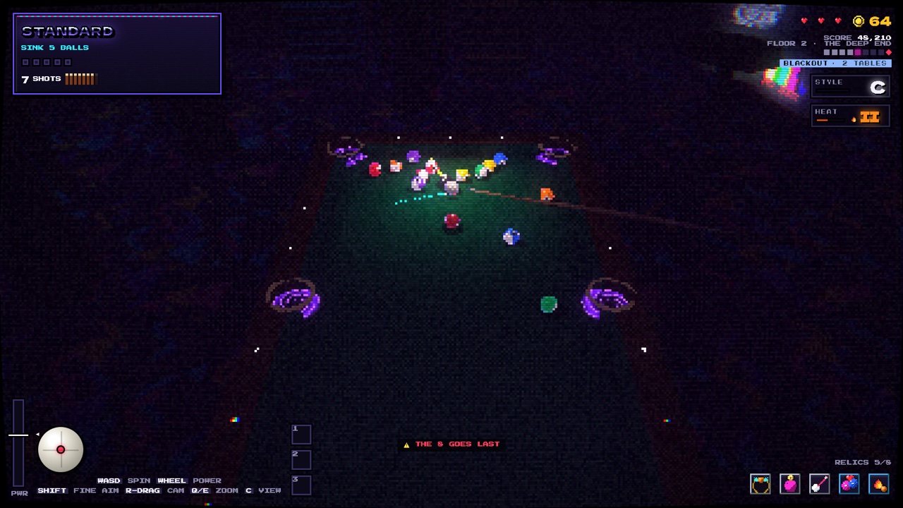 BLACKOUT: the power is out and the balls glow
